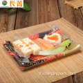 Stampa di grado alimentare Sushi in plastica usa e getta vassoio alimentare